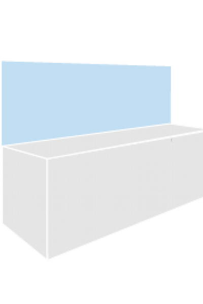 Lineárna sklenená kuchynská zástena | DOMO GLASS